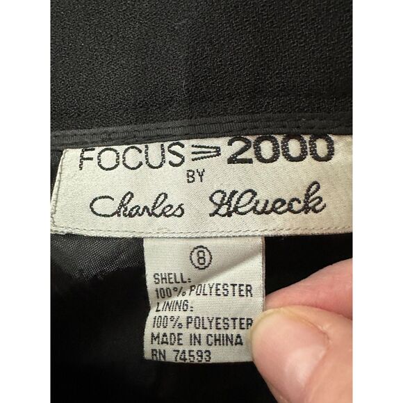 Focus 2000 by Charles Glueck Women's Vintage Fully Lined Dress Pants, Size 8 - Picture 2 of 4